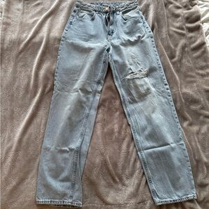 Light Blue Distressed Jeans